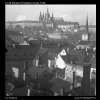 Pohled k Pražskému hradu (41-22), Praha 1958 , černobílý obraz, stará fotografie, prodej
