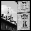 Věže chrámu sv.Jakuba (5470-1), Praha 1967 srpen, černobílý obraz, stará fotografie, prodej