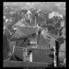 Pohled na střechy (41-31), Praha 1958 , černobílý obraz, stará fotografie, prodej