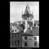 Věž Staroměstské radnice (5500-1), Praha 1967 srpen, černobílý obraz, stará fotografie, prodej