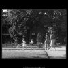 Belveder v zahradě (162-4), Praha 1958 červen, černobílý obraz, stará fotografie, prodej