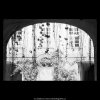 Větvoví, oblouk, okna (5624-2), žánry - Praha 1967 září, černobílý obraz, stará fotografie, prodej
