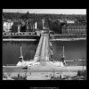 Pohled na Čechův most (259-2), Praha 1959 září, černobílý obraz, stará fotografie, prodej