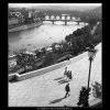 Pohled k Národnímu divadlu (259-3), Praha 1959 září, černobílý obraz, stará fotografie, prodej