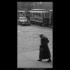 Křižovatka u Národního divadla (353), Praha 1959 léto, černobílý obraz, stará fotografie, prodej