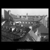 Pohled na střechy (384-2), Praha 1959 , černobílý obraz, stará fotografie, prodej