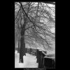 Smetanovo nábřeží pod sněhem (482), Praha 1959 , černobílý obraz, stará fotografie, prodej