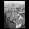 Pohled na střechy (762-2), Praha 1959 , černobílý obraz, stará fotografie, prodej
