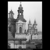 Týn a část kostela sv.Mikuláše (790-2), Praha 1959 , černobílý obraz, stará fotografie, prodej
