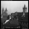 Týn a věž Staroměstské radnice (790-6), Praha 1959 , černobílý obraz, stará fotografie, prodej