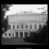 Budova na Slovanském ostrově (751), Praha 1960 červen, černobílý obraz, stará fotografie, prodej