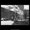 Pohled na park na Příkopech (774-2), Praha 1960 červenec, černobílý obraz, stará fotografie, prodej