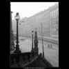 Mezibranská ulice (1024-3), Praha 1960 prosinec, černobílý obraz, stará fotografie, prodej