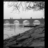 Karlův most (1088-2), Praha 1961 březen, černobílý obraz, stará fotografie, prodej