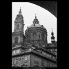 Mikulášský chrám (1283), Praha 1961 září, černobílý obraz, stará fotografie, prodej