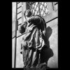 Socha Panny Marie (1313-1), Praha 1961 , černobílý obraz, stará fotografie, prodej