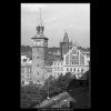 Pohled na Karlovy Lázně (1315-1), Praha 1961 léto, černobílý obraz, stará fotografie, prodej