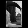 Věž Kostela sv.Jiří (1385-1), Praha 1961 prosinec, černobílý obraz, stará fotografie, prodej