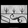 Detail mříže (1626), Praha 1962 květen, černobílý obraz, stará fotografie, prodej