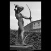 Plastika Adriana de Vries (1642), Praha 1962 květen, černobílý obraz, stará fotografie, prodej
