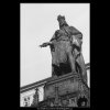 Pomník Karla IV (1892), Praha 1962 říjen, černobílý obraz, stará fotografie, prodej