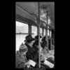 Lidé v tramvaji (1931), žánry - Praha 1962 prosinec, černobílý obraz, stará fotografie, prodej