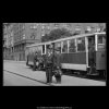 Střídání směny tramvajáků (1938), žánry - Praha 1962 , černobílý obraz, stará fotografie, prodej