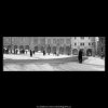 Malostranské náměstí v zimě (2038-1), Praha 1963 zima, černobílý obraz, stará fotografie, prodej