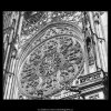 Růžice katedrály sv.Víta (2087-2), Praha 1963 duben, černobílý obraz, stará fotografie, prodej