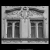 Okna domu U tří stupňů (2095-6), Praha 1964 , černobílý obraz, stará fotografie, prodej