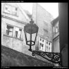Plynová lucerna (2143-1), Praha 1963 duben, černobílý obraz, stará fotografie, prodej
