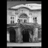 Balkon, kde hrával Mozart (2232), Praha 1963 červen, černobílý obraz, stará fotografie, prodej