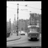 Křižovatka a doprava (2312), Praha 1963 červenec, černobílý obraz, stará fotografie, prodej