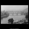 Mosty v mlze (2313), Praha 1963 , černobílý obraz, stará fotografie, prodej