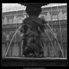 Zpívající fontána (2353-4), Praha 1963 červenec, černobílý obraz, stará fotografie, prodej