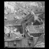 Střechy (2482-3), Praha 1963 září, černobílý obraz, stará fotografie, prodej