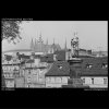 Pohled na Hrad (2517), Praha 1963 říjen, černobílý obraz, stará fotografie, prodej