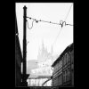 Pohled na Hrad (2590-2), žánry - Praha 1963 prosinec, černobílý obraz, stará fotografie, prodej