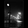 Příkopy večer (2623-1B), žánry - Praha 1963 prosinec, černobílý obraz, stará fotografie, prodej