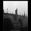 Karlův most (2628-6), Praha 1964 leden, černobílý obraz, stará fotografie, prodej