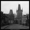 Malostranská mostecká věž (41-3), Praha 1958 , černobílý obraz, stará fotografie, prodej
