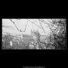 Pohled na Hrad (2817-3), Praha 1964 duben, černobílý obraz, stará fotografie, prodej