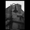 Oprýskaná stěna domu (3037), žánry - Praha 1964 červen, černobílý obraz, stará fotografie, prodej
