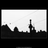 Kontury střech (3095), Praha 1964 srpen, černobílý obraz, stará fotografie, prodej