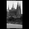 Pohled na Chrám sv. Víta (387), Praha 1959 , černobílý obraz, stará fotografie, prodej