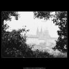 Pohled na Hrad (3116), Praha 1964 srpen, černobílý obraz, stará fotografie, prodej