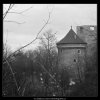 Daliborka a Černá věž (3337-3), Praha 1964 listopad, černobílý obraz, stará fotografie, prodej