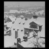 Zasněžené malostranské střechy (3525-3), Praha 1965 březen, černobílý obraz, stará fotografie, prodej