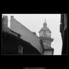 Pohled na střechy, domy a okna (3584-2), Praha 1965 březen, černobílý obraz, stará fotografie, prodej