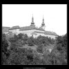 Strahovský klášter (749), Praha 1960 červenec, černobílý obraz, stará fotografie, prodej